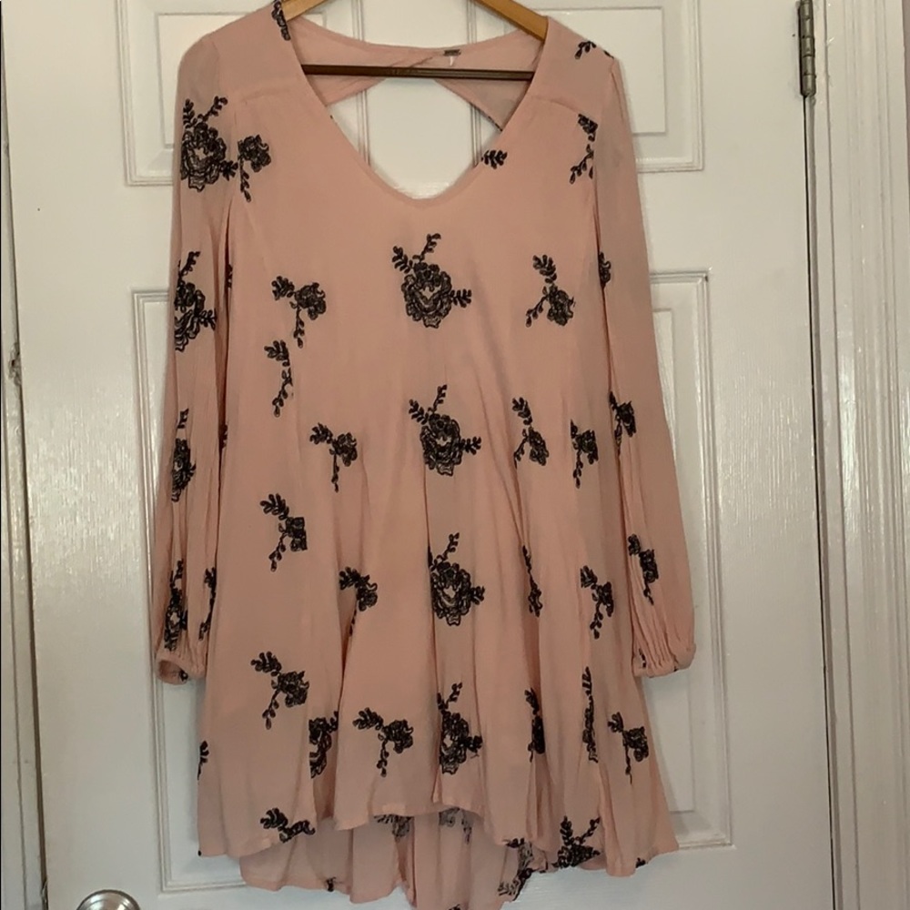 Free People — Pink Flow Dress — Small